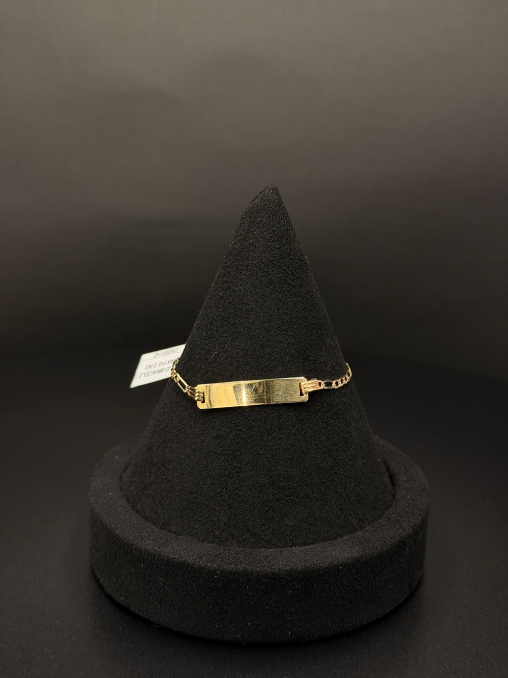 14K Yellow Gold ID Bar Bracelet 2.6 Grams — photo 1