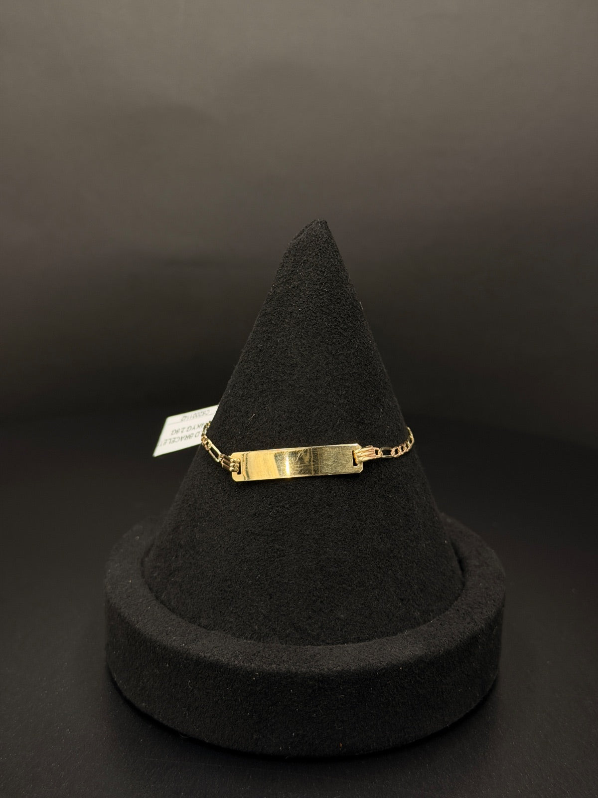 14K Yellow Gold ID Bar Bracelet 2.6 Grams — photo 1