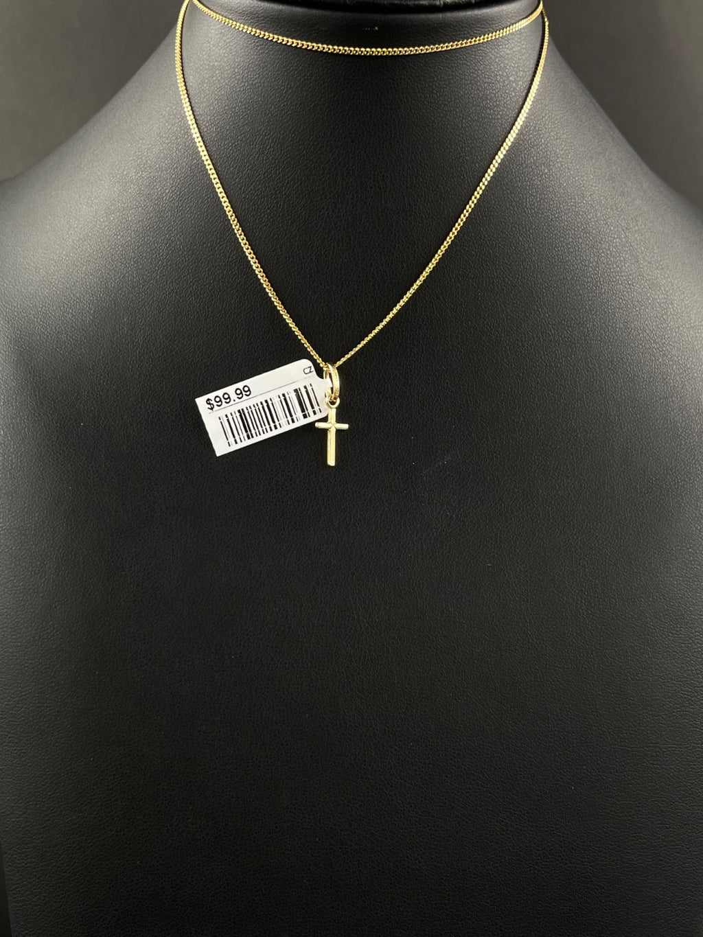 14K Gold Cross Pendant – 0.4g, 6.3mm | DD Pawn Loans
