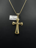 14K Yellow Gold Cross Pendant 4.1 Grams