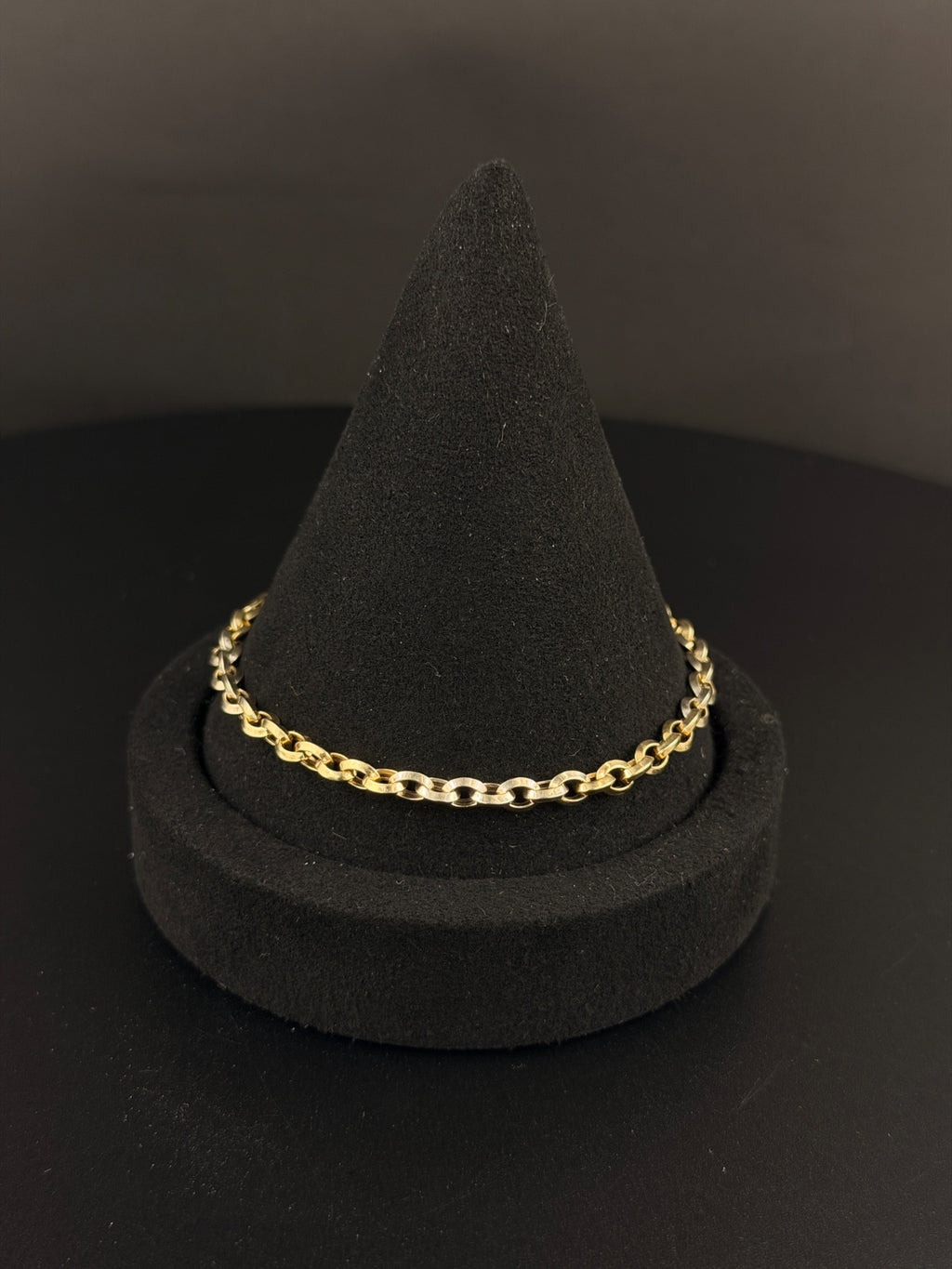 14K Gold Link Bracelet 8 in Pre-Owned for Sale