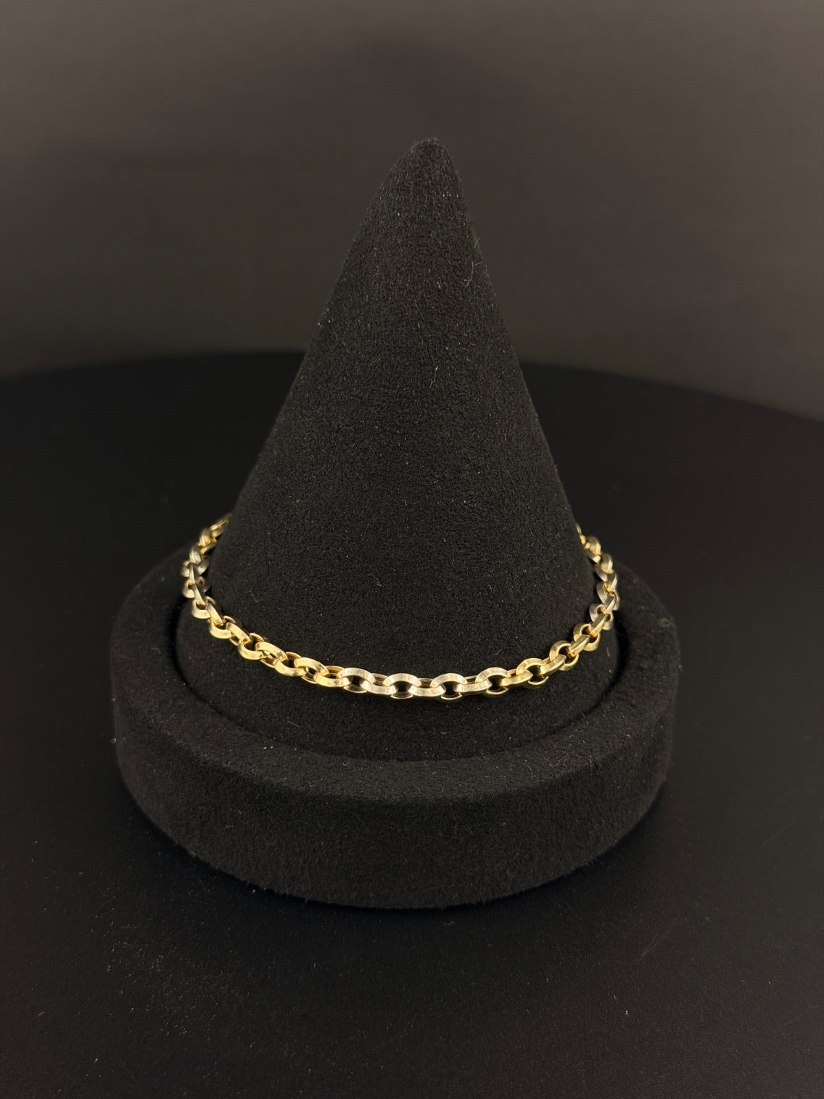 14K Gold Link Bracelet 8 in Pre-Owned for Sale