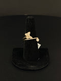14K Gold Butterfly Ring Size 8 Pre-Owned
