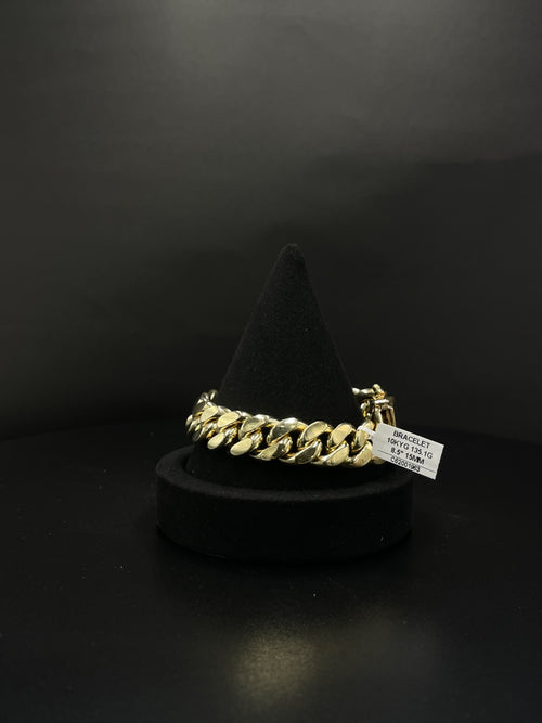 10K Gold Curb Chain Bracelet – 135.1g, 8.5in | DD Pawn Loans