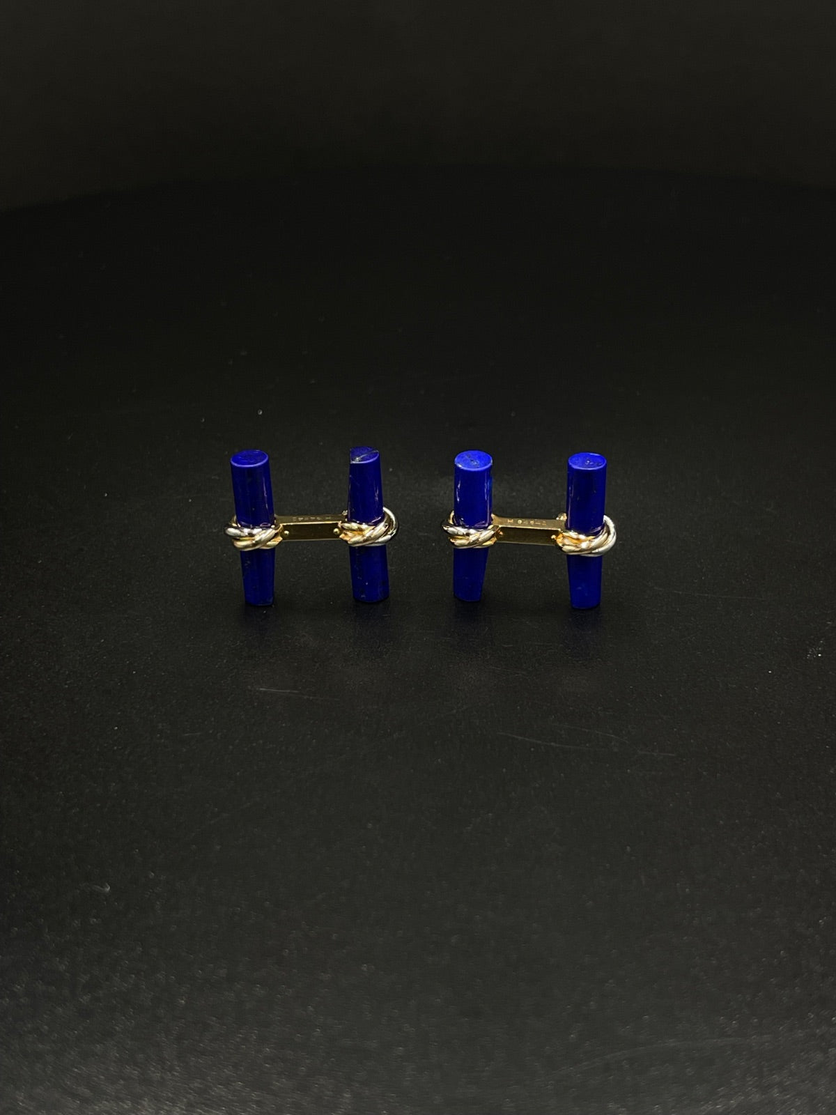 14K Gold Lapis Lazuli Cufflinks – 10.5g | DD Pawn Loans