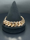 10K Rose Gold Cuban bracelet 
18mm
9.5 in