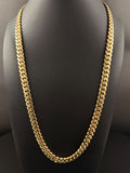 14K Gold Cuban Link Chain 24 in, 8mm