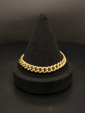 10K Gold Hollow Twisted Bracelet 8 Inch