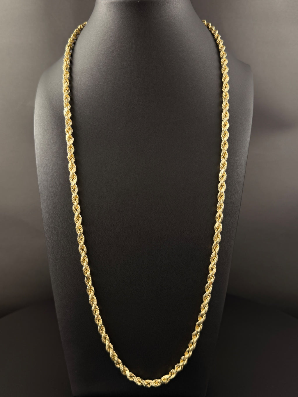 10K Gold Rope Chain 26 inch - Pre-owned for Sale