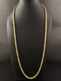 10K Gold Rope Chain 26 inch - Pre-owned for Sale
