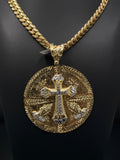 10K Gold Praying Hands Cross Pendant – 46g | DD Pawn Loans