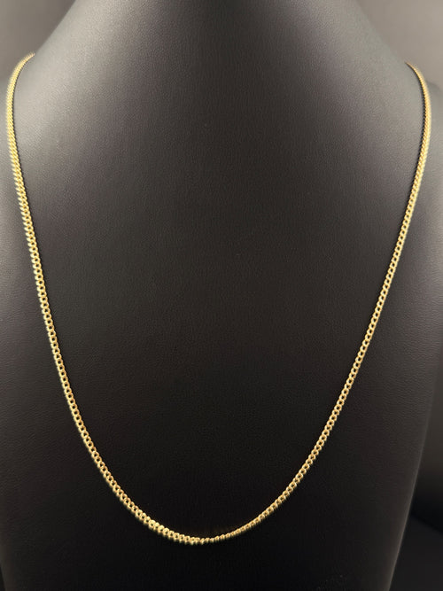 10K Gold Curb Chain 23 inch Pre-Owned