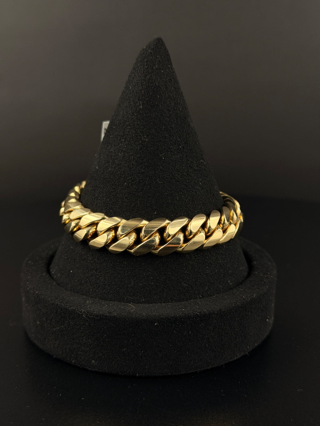 10K Gold Twisted Bracelet 7.5in 77.4g