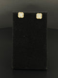 14K Gold Clover Stud Earrings for Sale Pre-Owned