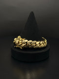 10K Gold Miami Cuban Link Bracelet 16mm
