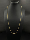 14K Gold Rope Chain Necklace 23 in 2mm