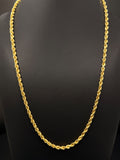 10K Gold Rope Chain – 18.2g, 21" | DD Pawn Loans