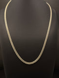 .925 Sterling Silver Cuban Link Chain 24 Grams 20 Inches 4mm — photo 1