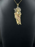 14K Gold Saint Christopher Religious Pendant 12.9g