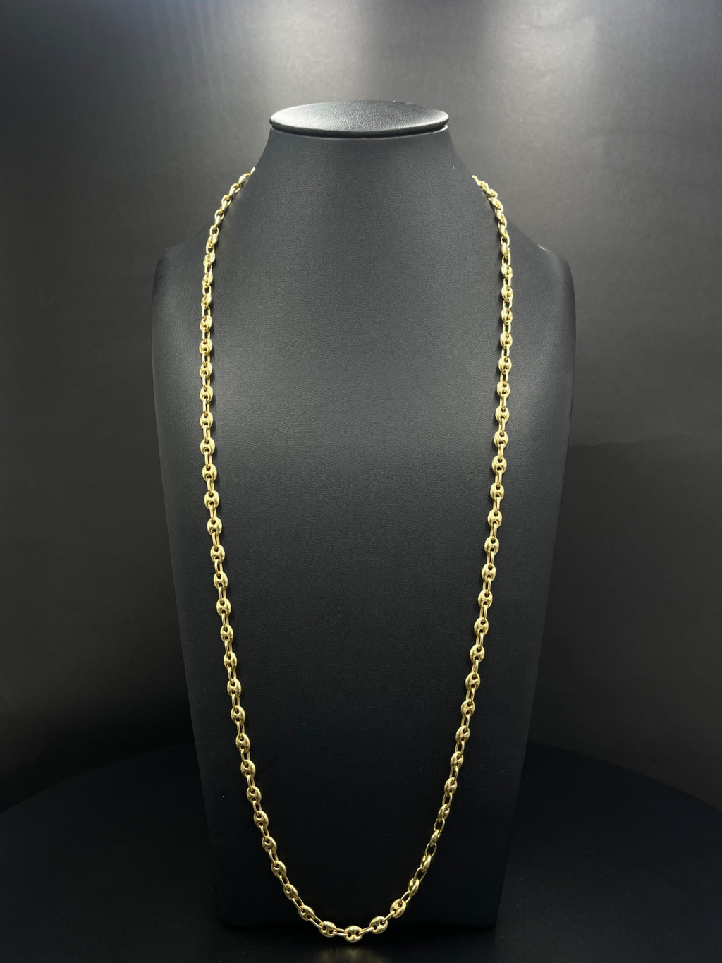 18K Gold Cable Chain Necklace 28" - Pre-Owned