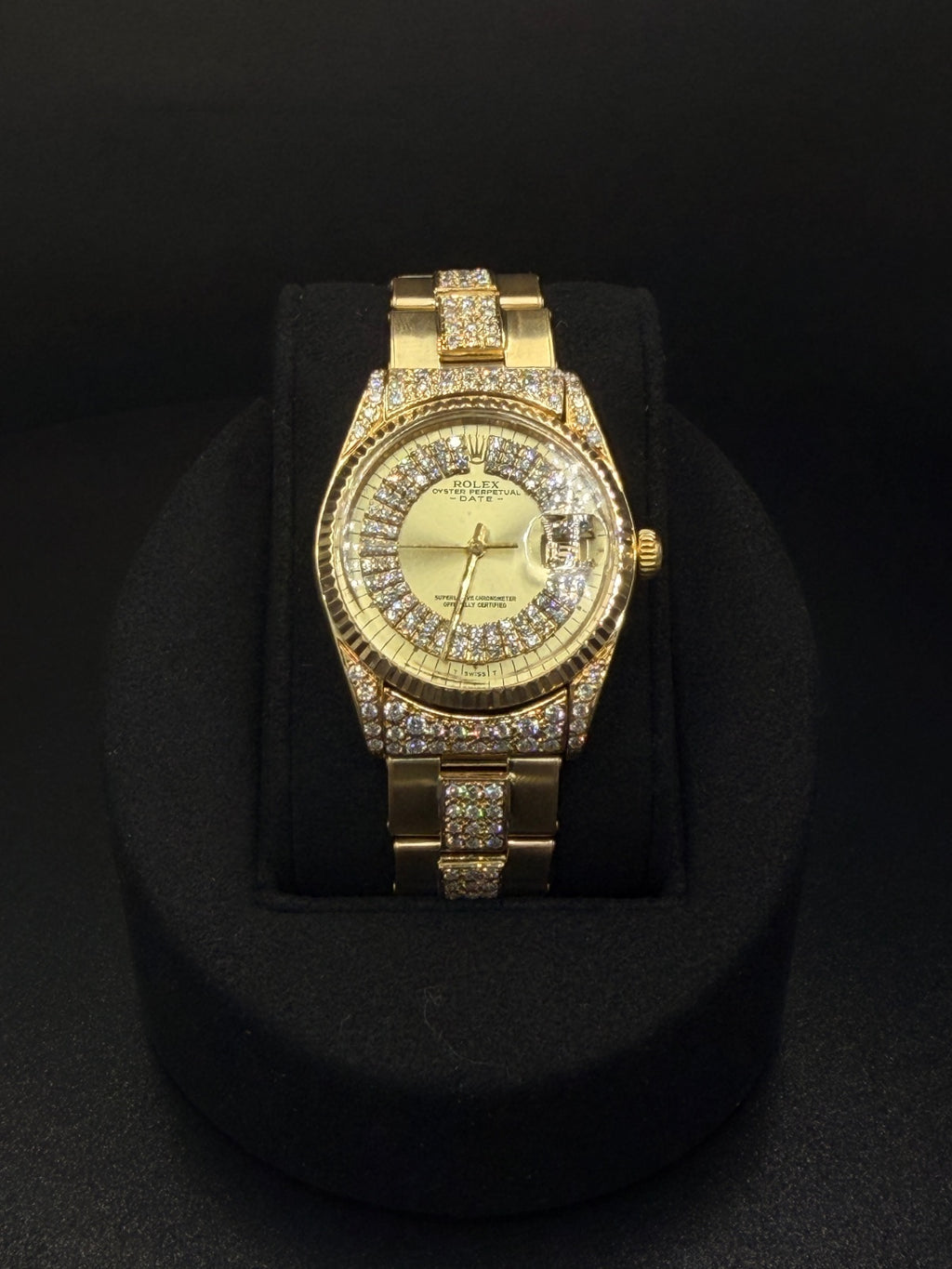 Rolex Datejust 36mm 18K Gold Diamond Watch