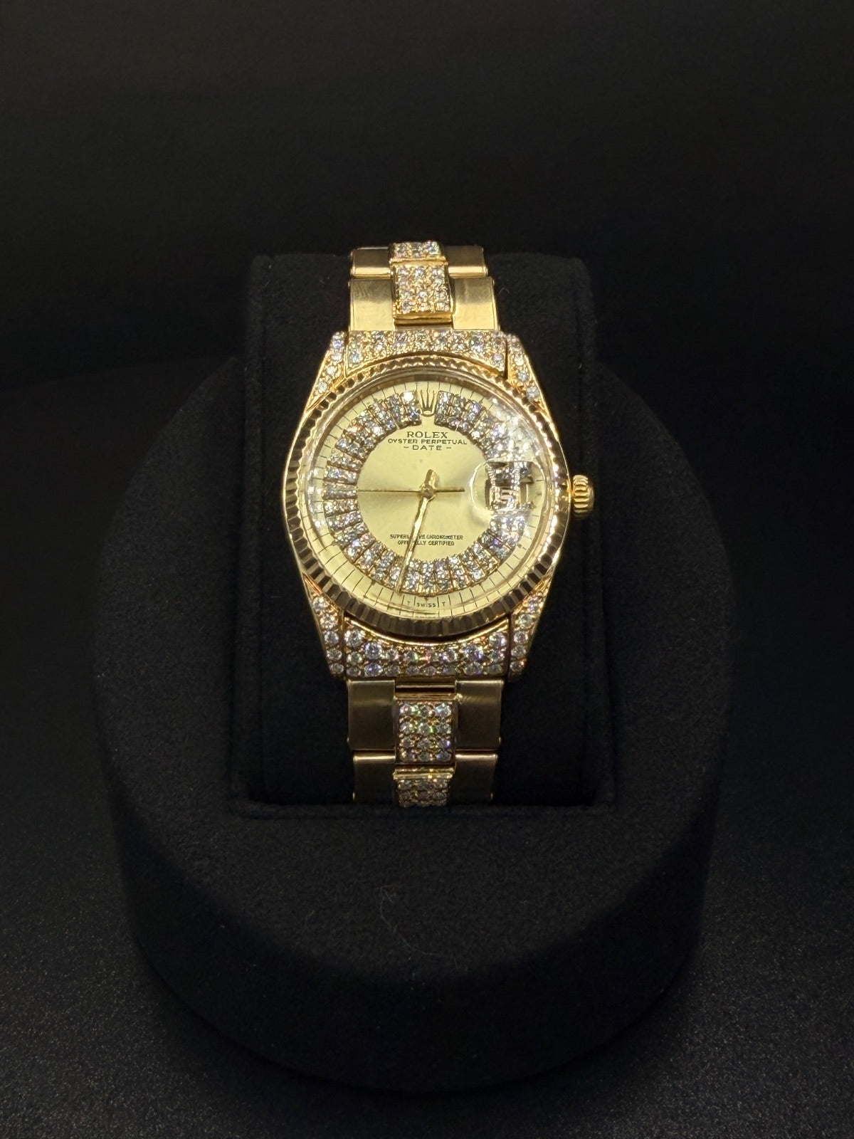 Rolex Datejust 36mm 18K Gold Diamond Watch