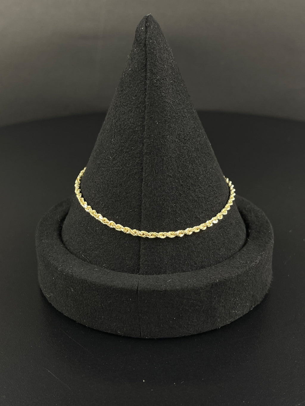14K Gold Rope Bracelet – 3g, 2mm | DD Pawn Loans