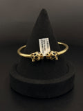 14K Gold Panther Bengal Bracelet 10.9g