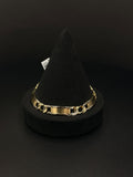 14K Two-Tone Gold Link Bracelet 19.2g 8.5" | DD Pawn Loans