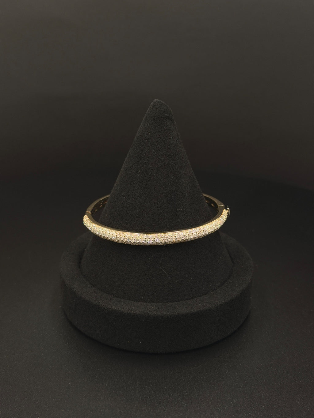 14K Gold Pavé Bangle Bracelet 19.7g | DD Pawn Loans