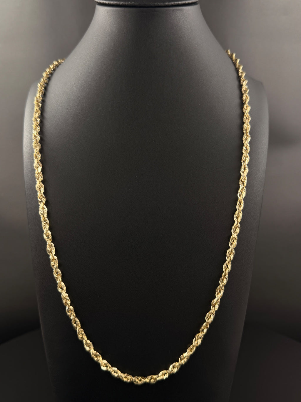 10K Gold Rope Chain – 24.4g, 25in 3.5mm | DD Pawn Loans