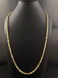 10K Gold Rope Chain – 24.4g, 25in 3.5mm | DD Pawn Loans
