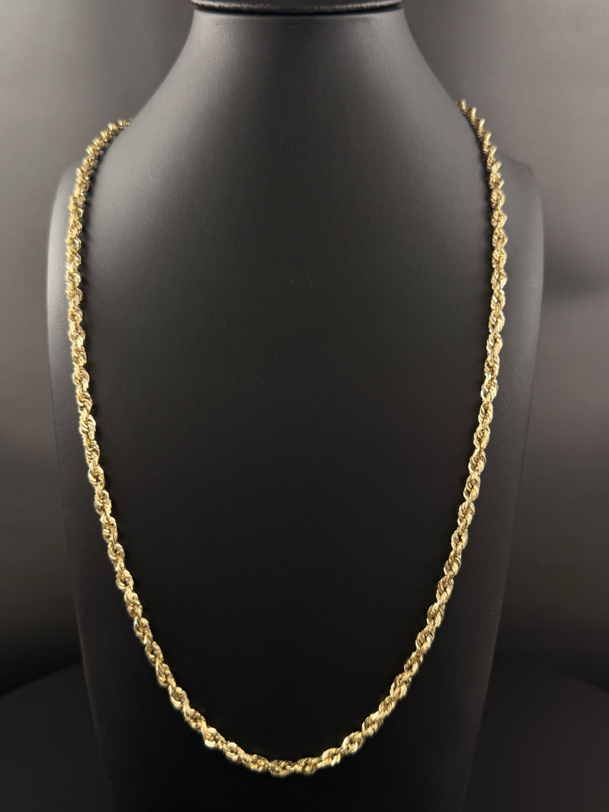 10K Gold Rope Chain – 24.4g, 25in 3.5mm | DD Pawn Loans