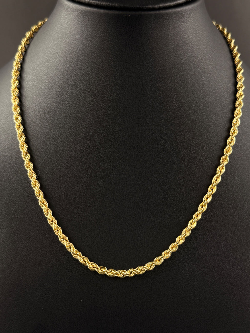 14K Gold Rope Chain 16in Pre-Owned for Sale