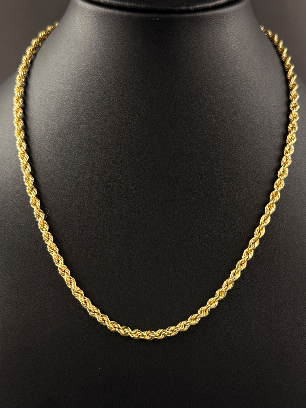 14K Gold Rope Chain 16in Pre-Owned for Sale