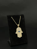 10K Gold Hamsa Hand Pendant Necklace | DD Pawn Loans