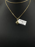 14K Gold Heart Pendant 0.6g