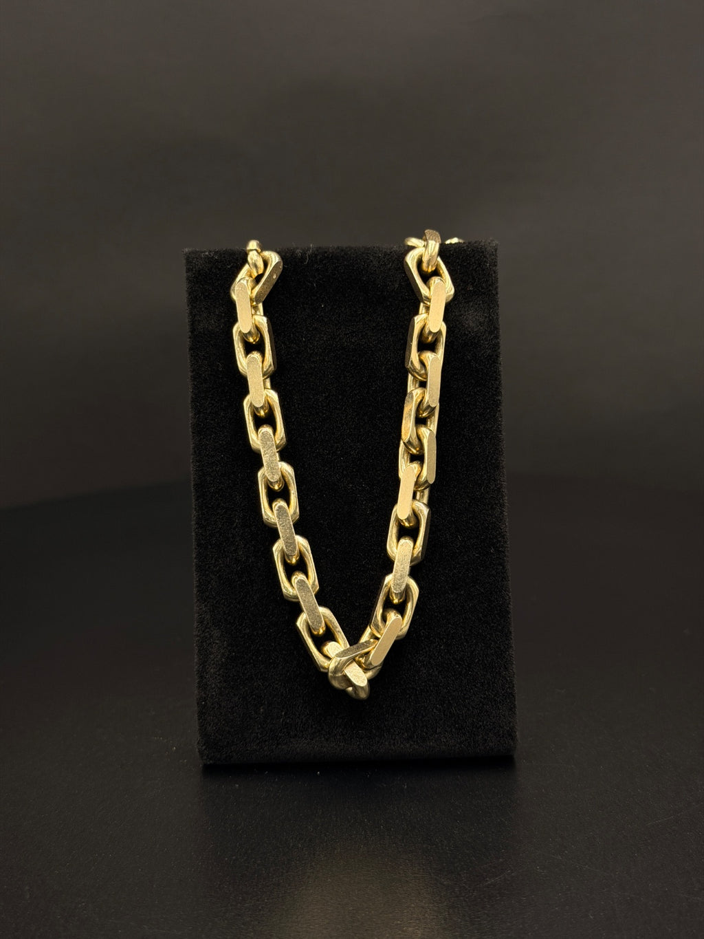 14K Gold Paperclip Link Bracelet for Sale