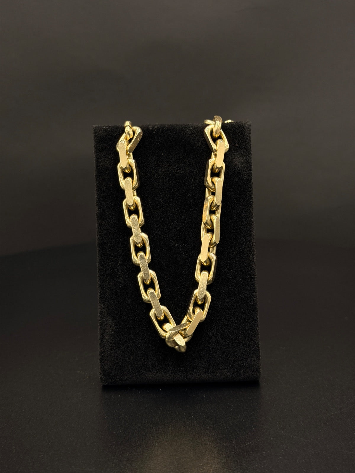14K Gold Paperclip Link Bracelet for Sale