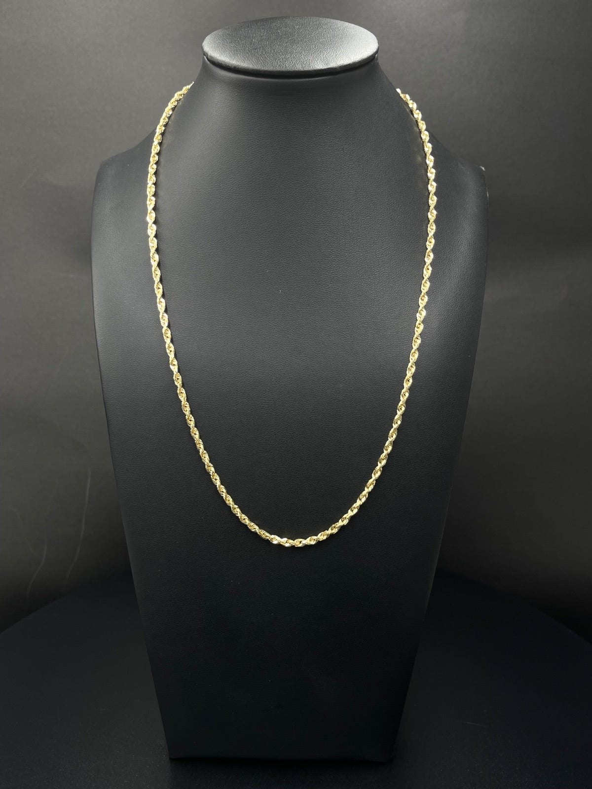 14K Gold Rope Chain 2.75mm 20 in