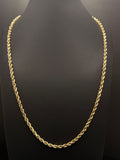 10K Gold Rope Chain 22in Pre-Owned for Sale