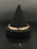 10K Rose Gold Cuban Bracelet 
8.5mm
9 in