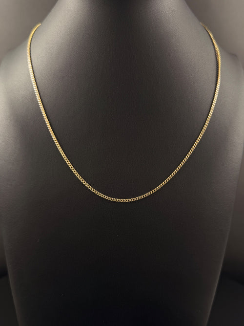 10K Gold Curb Chain 21 Inch Pre-Owned