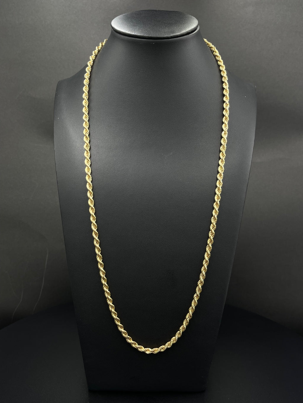 10K Gold rope Chain 
4mm
24 in