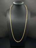 10K Gold rope Chain 
4mm
24 in