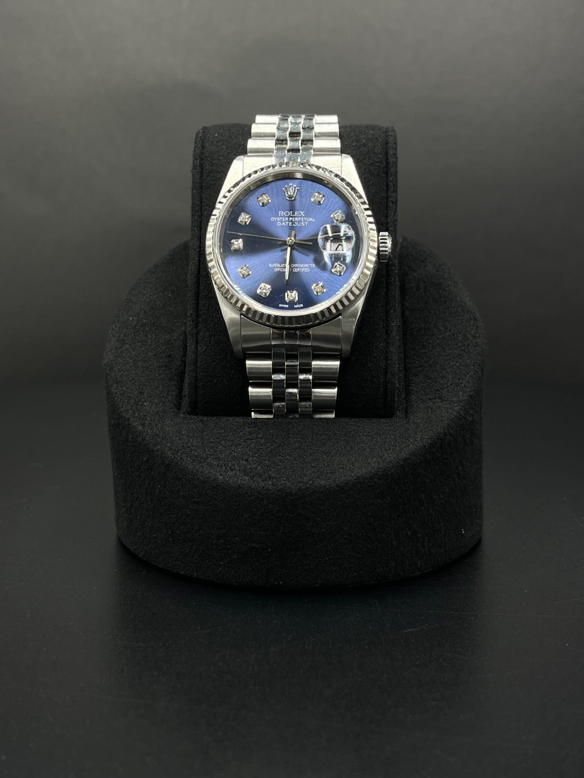 Rolex Datejust 36mm Steel Blue Diamond Dial | DD Pawn Loans