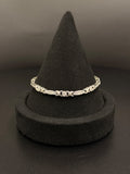14K Gold Diamond Bracelet 7 inch
