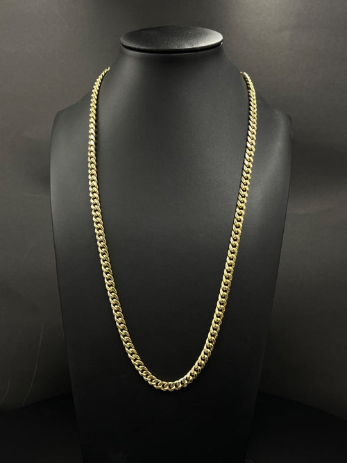 10K Gold Cuban Chain 
5.5mm
22 in