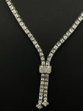 18K White Gold Diamond Tennis Necklace 36.1g | DD Pawn Loans