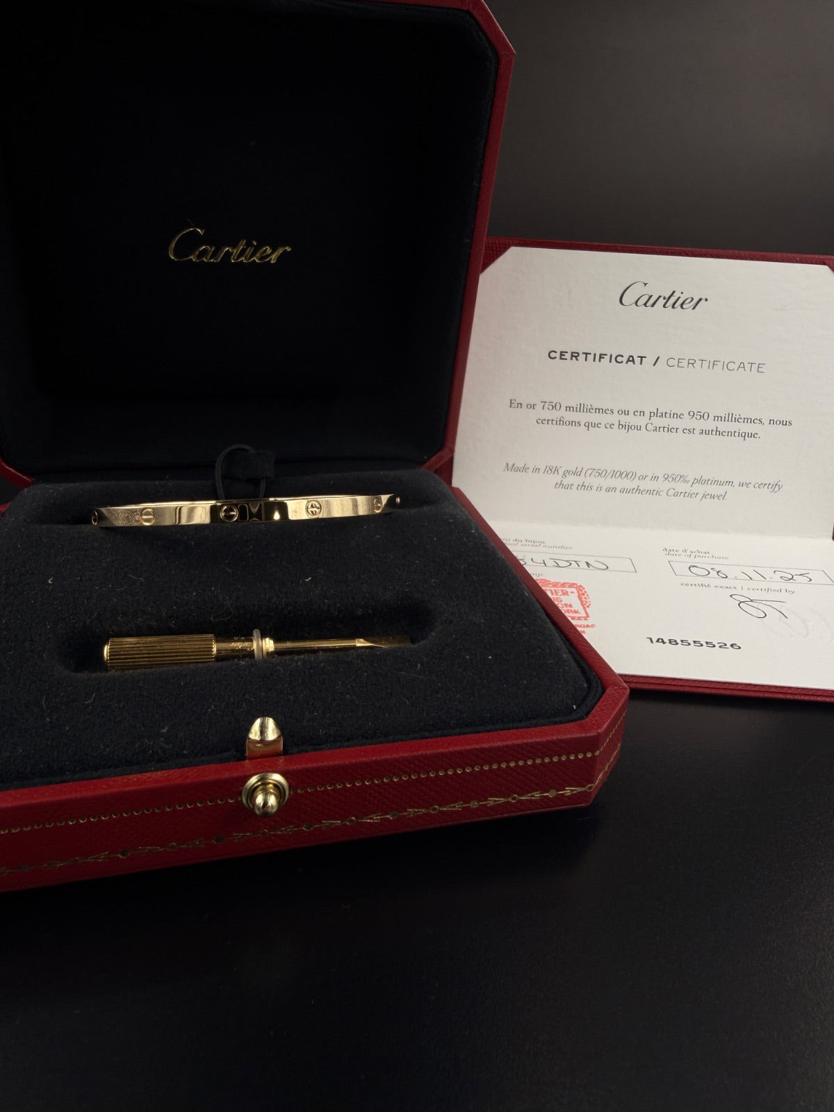 18K Yellow Gold Cartier Love Bracelet Pre-Owned